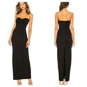 NBD Sally Sweetheart Neckline Gown - Black